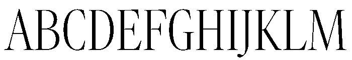 AtacamaVAR ExtraCondensedExtraLightContrast Instance Font UPPERCASE