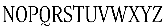 AtacamaVAR ExtraCondensedLight Instance Font UPPERCASE