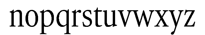 AtacamaVAR ExtraCondensedLight Instance Font LOWERCASE