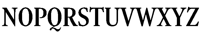 AtacamaVAR ExtraCondensedSemiBold Instance Font UPPERCASE