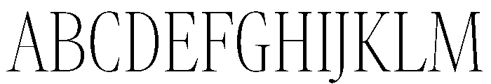AtacamaVAR ExtraCondensedThinContrast Instance Font UPPERCASE
