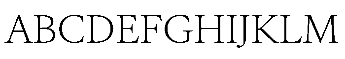AtacamaVAR ExtraLight Instance Font UPPERCASE