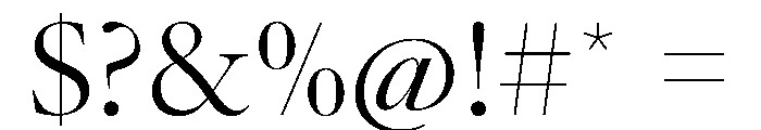 AtacamaVAR LightContrast Instance Font OTHER CHARS