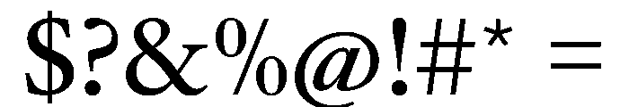 AtacamaVAR Medium Instance Font OTHER CHARS