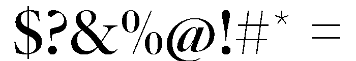 AtacamaVAR MediumContrast Instance Font OTHER CHARS