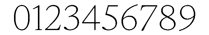 AtacamaVAR Thin Instance Font OTHER CHARS