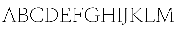AtacamaVAR Thin Instance Font UPPERCASE