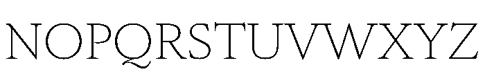 AtacamaVAR Thin Instance Font UPPERCASE