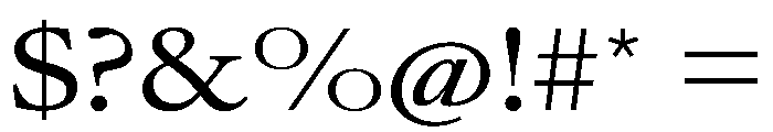 AtacamaVAR UltraExpanded Instance Font OTHER CHARS
