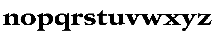 AtacamaVAR UltraExpandedBlack Instance Font LOWERCASE