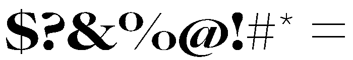 AtacamaVAR UltraExpandedBlackContrast Instance Font OTHER CHARS
