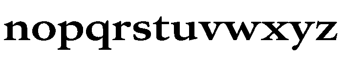 AtacamaVAR UltraExpandedBold Instance A2fc9423 Font LOWERCASE