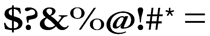 AtacamaVAR UltraExpandedBold Instance Font OTHER CHARS