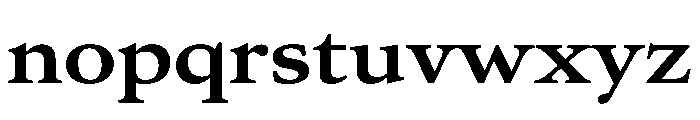 AtacamaVAR UltraExpandedBold Instance Font LOWERCASE