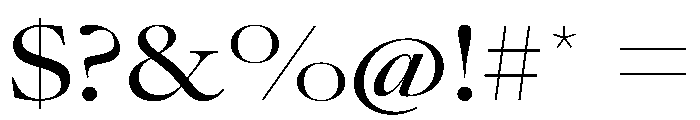 AtacamaVAR UltraExpandedContrast Instance Font OTHER CHARS