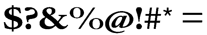 AtacamaVAR UltraExpandedExtraBold Instance Font OTHER CHARS