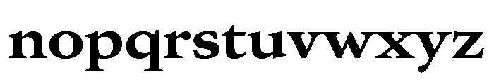 AtacamaVAR UltraExpandedExtraBold Instance Font LOWERCASE