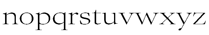 AtacamaVAR UltraExpandedExtraLightContrast Instance Font LOWERCASE