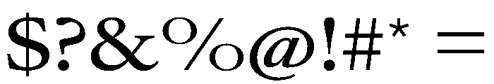 AtacamaVAR UltraExpandedMedium Instance Font OTHER CHARS