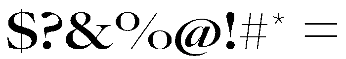 AtacamaVAR UltraExpandedSemiBoldContrast Instance Font OTHER CHARS