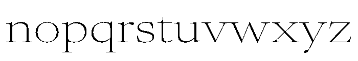AtacamaVAR UltraExpandedThinContrast Instance B1f4718c Font LOWERCASE