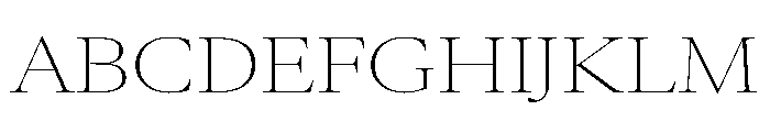 AtacamaVAR UltraExpandedThinContrast Instance Font UPPERCASE