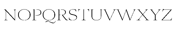 AtacamaVAR UltraExpandedThinContrast Instance Font UPPERCASE