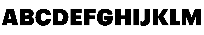 Atak Black Font UPPERCASE