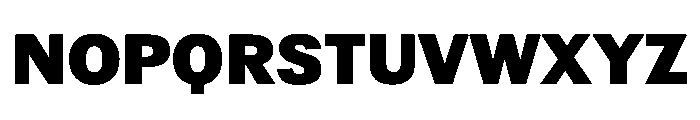 Atak Black Font UPPERCASE