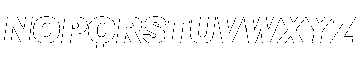 Atak BlackItalic A62304e9 Font UPPERCASE