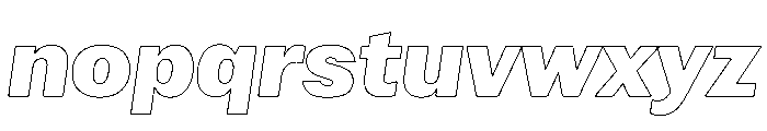 Atak BlackItalic A62304e9 Font LOWERCASE