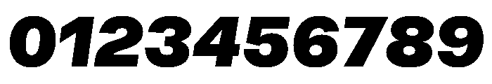 Atak BlackItalic Font OTHER CHARS
