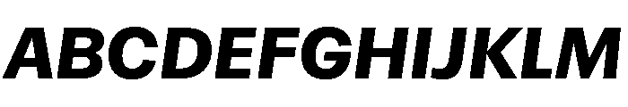 Atak BoldItalic Font UPPERCASE