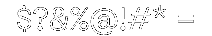Atak Light 9ba124ef Font OTHER CHARS