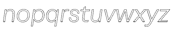 Atak LightItalic Cf04d717 Font LOWERCASE