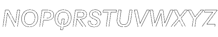 Atak Mediumitalic 1156adca Font UPPERCASE