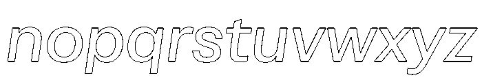 Atak Mediumitalic 1156adca Font LOWERCASE