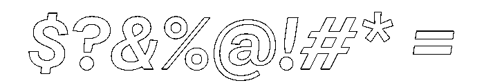 Atak SemiboldItalic F7c22157 Font OTHER CHARS
