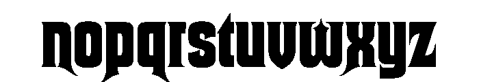 Atencio Black Instance Font LOWERCASE
