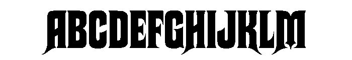 Atencio Bold Instance Font UPPERCASE