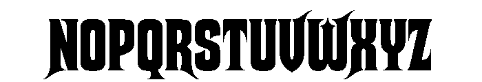 Atencio Bold Instance Font UPPERCASE