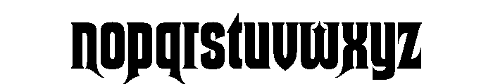 Atencio Bold Instance Font LOWERCASE