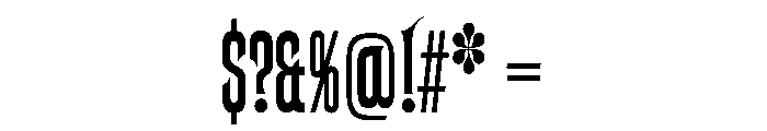 Atencio Light Instance Font OTHER CHARS