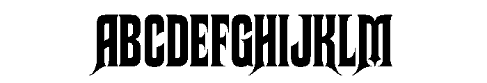 Atencio Regular Instance Font UPPERCASE
