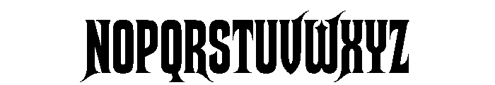 Atencio Regular Instance Font UPPERCASE