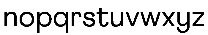 Athletics Regular Font LOWERCASE