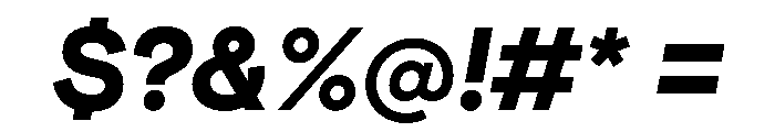 Athletics2023Trial BlackItalic Font OTHER CHARS