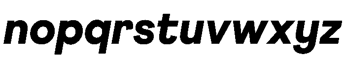Athletics2023Trial BlackItalic Font LOWERCASE
