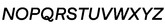 Athletics2023Trial BoldItalic Font UPPERCASE