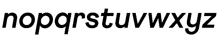 Athletics2023Trial BoldItalic Font LOWERCASE